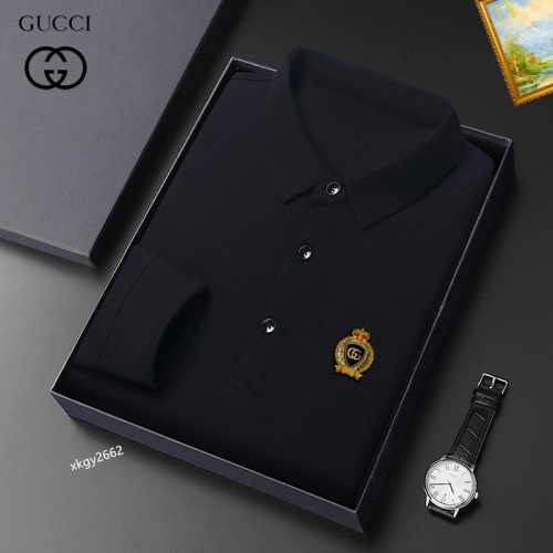 Cheap Gucci T-Shirts Long Sleeved For Men #1247158 Replica Wholesale [$40.00 USD] [ITEM#1247158] on Replica Gucci T-Shirts