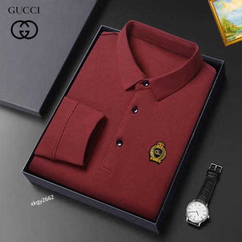 Cheap Gucci T-Shirts Long Sleeved For Men #1247159 Replica Wholesale [$40.00 USD] [ITEM#1247159] on Replica Gucci T-Shirts