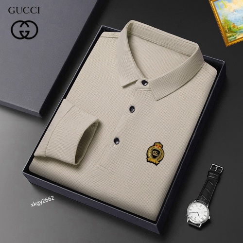 Cheap Gucci T-Shirts Long Sleeved For Men #1247161 Replica Wholesale [$40.00 USD] [ITEM#1247161] on Replica Gucci T-Shirts