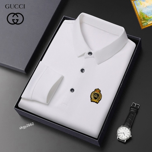 Cheap Gucci T-Shirts Long Sleeved For Men #1247162 Replica Wholesale [$40.00 USD] [ITEM#1247162] on Replica Gucci T-Shirts