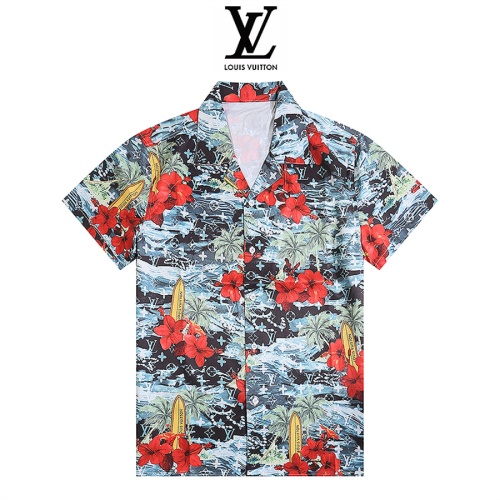 Cheap Louis Vuitton LV Shirts Short Sleeved For Men #1247193 Replica Wholesale [$36.00 USD] [ITEM#1247193] on Replica Louis Vuitton LV Shirts