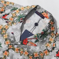 Cheap Louis Vuitton LV Shirts Short Sleeved For Men #1236107 Replica Wholesale [$36.00 USD] [ITEM#1236107] on Replica Louis Vuitton LV Shirts