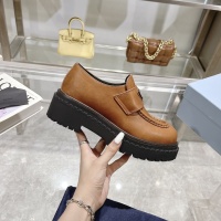 Cheap Prada Leather Shoes For Women #1236538 Replica Wholesale [$112.00 USD] [ITEM#1236538] on Replica Prada Leather Shoes