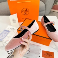 Cheap Hermes Flat Shoes For Women #1236591 Replica Wholesale [$98.00 USD] [ITEM#1236591] on Replica Hermes Flat Shoes