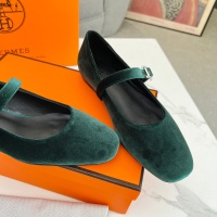 Cheap Hermes Flat Shoes For Women #1236593 Replica Wholesale [$98.00 USD] [ITEM#1236593] on Replica Hermes Flat Shoes