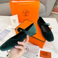 Cheap Hermes Flat Shoes For Women #1236593 Replica Wholesale [$98.00 USD] [ITEM#1236593] on Replica Hermes Flat Shoes