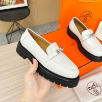 Cheap Hermes Leather Shoes For Women #1236600 Replica Wholesale [$102.00 USD] [ITEM#1236600] on Replica Hermes Leather Shoes