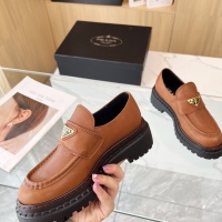 Cheap Prada Leather Shoes For Women #1236633 Replica Wholesale [$102.00 USD] [ITEM#1236633] on Replica Prada Leather Shoes