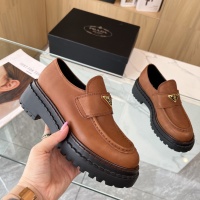 Cheap Prada Leather Shoes For Women #1236633 Replica Wholesale [$102.00 USD] [ITEM#1236633] on Replica Prada Leather Shoes