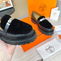 Cheap Hermes Leather Shoes For Women #1236669 Replica Wholesale [$102.00 USD] [ITEM#1236669] on Replica Hermes Leather Shoes