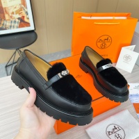 Cheap Hermes Leather Shoes For Women #1236669 Replica Wholesale [$102.00 USD] [ITEM#1236669] on Replica Hermes Leather Shoes