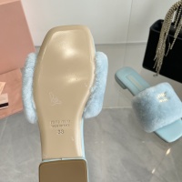 Cheap MIU MIU Slippers For Women #1236674 Replica Wholesale [$96.00 USD] [ITEM#1236674] on Replica MIU MIU Slippers