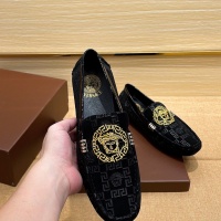 Cheap Versace Leather Shoes For Men #1236846 Replica Wholesale [$72.00 USD] [ITEM#1236846] on Replica Versace Leather Shoes