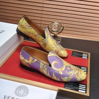 Cheap Versace Leather Shoes For Men #1236926 Replica Wholesale [$85.00 USD] [ITEM#1236926] on Replica Versace Leather Shoes