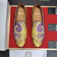 Cheap Versace Leather Shoes For Men #1236926 Replica Wholesale [$85.00 USD] [ITEM#1236926] on Replica Versace Leather Shoes