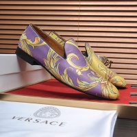 Cheap Versace Leather Shoes For Men #1236926 Replica Wholesale [$85.00 USD] [ITEM#1236926] on Replica Versace Leather Shoes