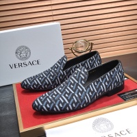 Cheap Versace Leather Shoes For Men #1236928 Replica Wholesale [$85.00 USD] [ITEM#1236928] on Replica Versace Leather Shoes