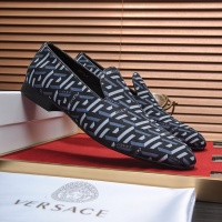 Cheap Versace Leather Shoes For Men #1236928 Replica Wholesale [$85.00 USD] [ITEM#1236928] on Replica Versace Leather Shoes