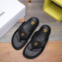 Cheap Versace Slippers For Men #1237306 Replica Wholesale [$56.00 USD] [ITEM#1237306] on Replica Versace Slippers