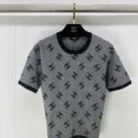 Cheap Chanel T-Shirts Short Sleeved For Women #1237736 Replica Wholesale [$88.00 USD] [ITEM#1237736] on Replica Chanel T-Shirts