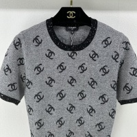 Cheap Chanel T-Shirts Short Sleeved For Women #1237736 Replica Wholesale [$88.00 USD] [ITEM#1237736] on Replica Chanel T-Shirts