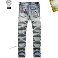 Cheap Chrome Hearts Jeans For Men #1238360 Replica Wholesale [$48.00 USD] [ITEM#1238360] on Replica Chrome Hearts Jeans