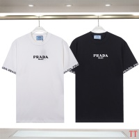 Cheap Prada T-Shirts Short Sleeved For Unisex #1241258 Replica Wholesale [$32.00 USD] [ITEM#1241258] on Replica Prada T-Shirts