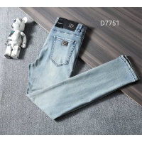 Cheap Dolce &amp; Gabbana D&amp;G Jeans For Men #1241707 Replica Wholesale [$45.00 USD] [ITEM#1241707] on Replica Dolce &amp; Gabbana D&amp;G Jeans