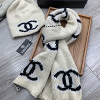 Cheap Chanel Caps #1242649 Replica Wholesale [$52.00 USD] [ITEM#1242649] on Replica Chanel Hat and Scarf and Glove Set