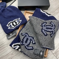 Cheap Chanel Caps #1242652 Replica Wholesale [$52.00 USD] [ITEM#1242652] on Replica Chanel Hat and Scarf and Glove Set