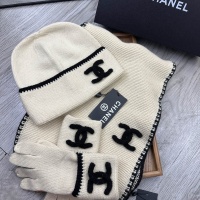 Cheap Chanel Caps #1242676 Replica Wholesale [$72.00 USD] [ITEM#1242676] on Replica Chanel Hat and Scarf and Glove Set