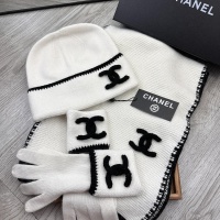 Cheap Chanel Caps #1242677 Replica Wholesale [$72.00 USD] [ITEM#1242677] on Replica Chanel Hat and Scarf and Glove Set