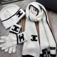 Cheap Chanel Caps #1242677 Replica Wholesale [$72.00 USD] [ITEM#1242677] on Replica Chanel Hat and Scarf and Glove Set