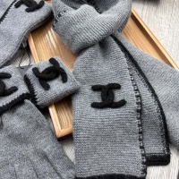 Cheap Chanel Caps #1242678 Replica Wholesale [$72.00 USD] [ITEM#1242678] on Replica Chanel Hat and Scarf and Glove Set