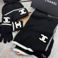 Cheap Chanel Caps #1242679 Replica Wholesale [$72.00 USD] [ITEM#1242679] on Replica Chanel Hat and Scarf and Glove Set