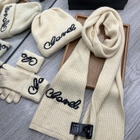 Cheap Chanel Caps #1242682 Replica Wholesale [$72.00 USD] [ITEM#1242682] on Replica Chanel Hat and Scarf and Glove Set