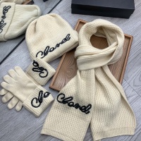 Cheap Chanel Caps #1242682 Replica Wholesale [$72.00 USD] [ITEM#1242682] on Replica Chanel Hat and Scarf and Glove Set