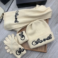 Cheap Chanel Caps #1242682 Replica Wholesale [$72.00 USD] [ITEM#1242682] on Replica Chanel Hat and Scarf and Glove Set