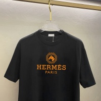 Cheap Hermes T-Shirts Short Sleeved For Unisex #1242873 Replica Wholesale [$25.00 USD] [ITEM#1242873] on Replica Hermes T-Shirts