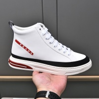 Cheap Prada High Top Shoes For Men #1242912 Replica Wholesale [$82.00 USD] [ITEM#1242912] on Replica Prada High Top Shoes