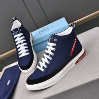 Cheap Prada High Top Shoes For Men #1242913 Replica Wholesale [$82.00 USD] [ITEM#1242913] on Replica Prada High Top Shoes