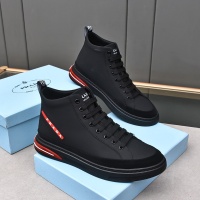 Cheap Prada High Top Shoes For Men #1242916 Replica Wholesale [$82.00 USD] [ITEM#1242916] on Replica Prada High Top Shoes