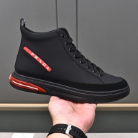 Cheap Prada High Top Shoes For Men #1242916 Replica Wholesale [$82.00 USD] [ITEM#1242916] on Replica Prada High Top Shoes