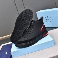 Cheap Prada High Top Shoes For Men #1242916 Replica Wholesale [$82.00 USD] [ITEM#1242916] on Replica Prada High Top Shoes