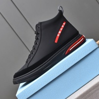 Cheap Prada High Top Shoes For Men #1242916 Replica Wholesale [$82.00 USD] [ITEM#1242916] on Replica Prada High Top Shoes