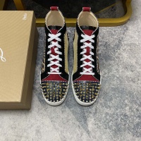 Cheap Christian Louboutin High Top Shoes For Men #1243193 Replica Wholesale [$98.00 USD] [ITEM#1243193] on Replica Christian Louboutin High Top Shoes