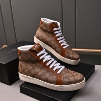 Cheap Coach High Tops Shoes For Men #1243246 Replica Wholesale [$85.00 USD] [ITEM#1243246] on Replica Coach High Tops Shoes