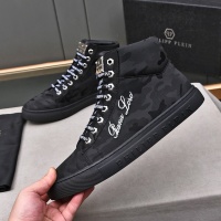 Cheap Philipp Plein PP High Tops Shoes For Men #1243253 Replica Wholesale [$85.00 USD] [ITEM#1243253] on Replica Philipp Plein PP High Tops Shoes