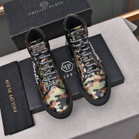 Cheap Philipp Plein PP High Tops Shoes For Men #1243254 Replica Wholesale [$85.00 USD] [ITEM#1243254] on Replica Philipp Plein PP High Tops Shoes