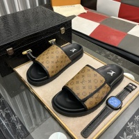 Cheap Louis Vuitton Slippers For Men #1243276 Replica Wholesale [$56.00 USD] [ITEM#1243276] on Replica Louis Vuitton Slippers